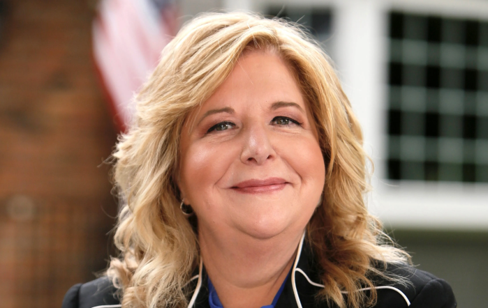 Nassau County District Attorney Anne Donnelly, who announced that an ex-Northwell Health employee was indicted for allegedly filming patients in a sleep center's bathrooms.